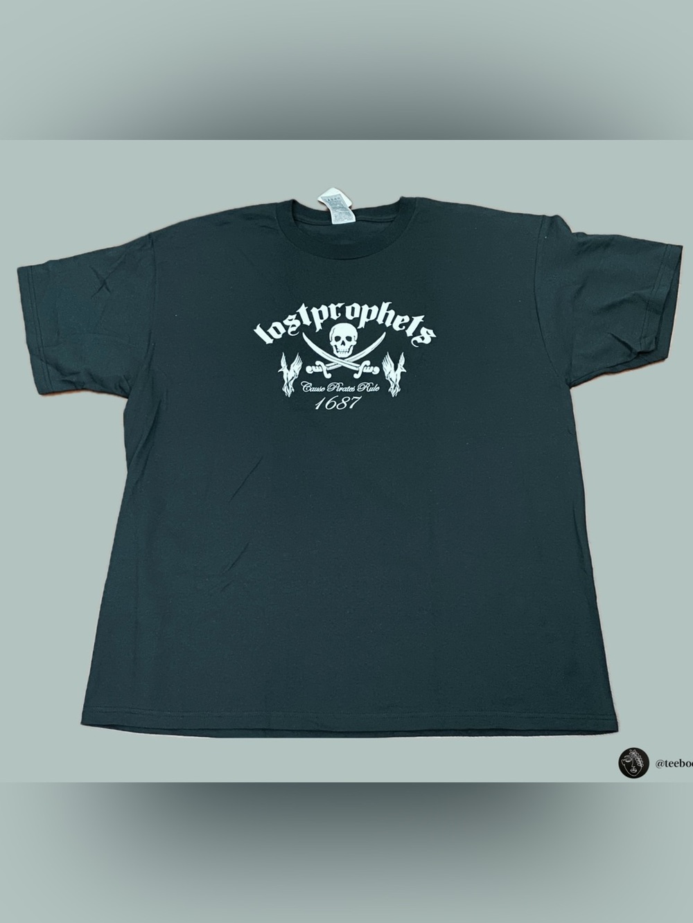 VTG Lostprophets Band Tee NWT Pirates Rule Y2K Nu Metal Emo Punk